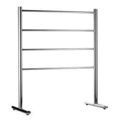 Stunnning Free Standing Towel Rail - Silver