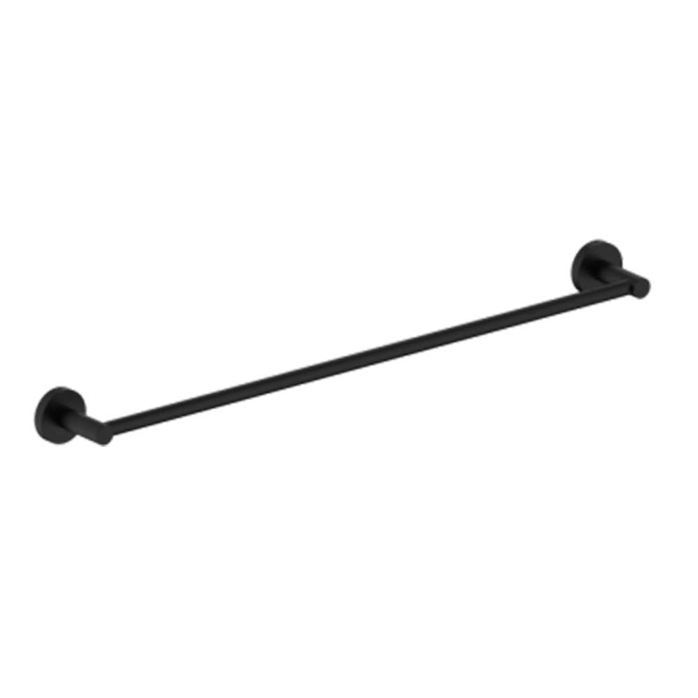 Cobra Seine Single Towel Rail 600mm - Matt Black