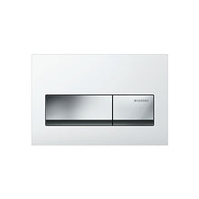 Load image into Gallery viewer, Geberit Alpha50 Dual Flush Push-Button Flush Plate
