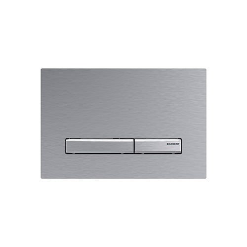 Geberit Sigma50 Dual Flush Push-Button Flush Plate  - Silver