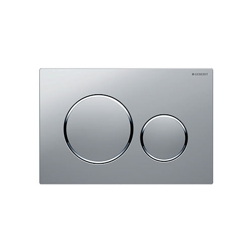 Geberit Sigma20 Dual Flush Push-Button Flush Plate - Matt Silver