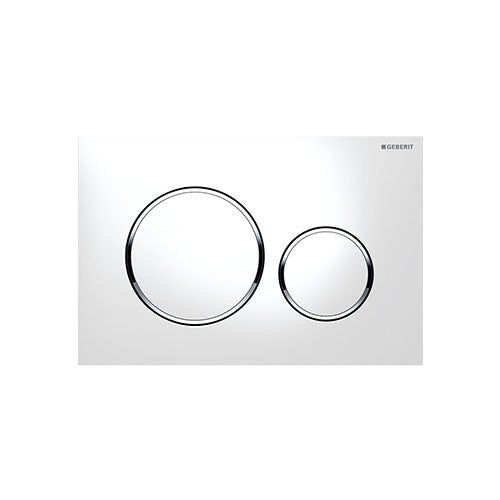 Geberit Sigma20 Dual Flush Push-Button Flush Plate - White