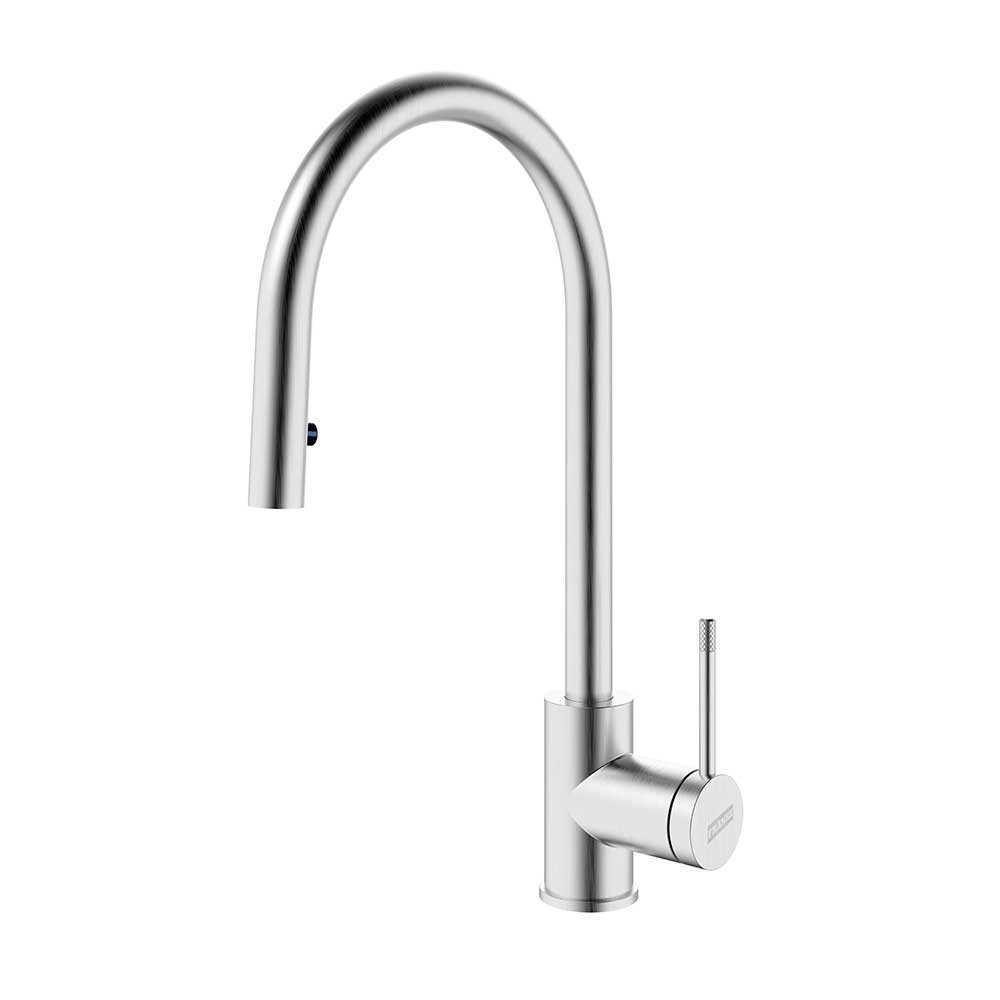 Franke Saturn Retractable Sink Mixer - Stainless Steel