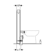 Load image into Gallery viewer, Geberit Monolith Sanitary Module for Floor-Standing Toilet 1010mm - Black
