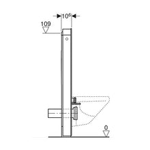 Load image into Gallery viewer, Geberit Monolith Sanitary Module for Wall-Hung Toilet 1140mm
