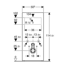 Load image into Gallery viewer, Geberit Monolith Sanitary Module for Wall-Hung Toilet 1140mm
