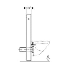 Load image into Gallery viewer, Geberit Monolith Plus for Wall-Hung Toilet 1010mm - Lava
