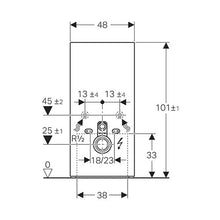 Load image into Gallery viewer, Geberit Monolith Plus for Wall-Hung Toilet 1010mm - Black
