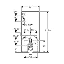 Load image into Gallery viewer, Geberit Monolith Plus for Floor-Standing Toilet 1140mm - Black
