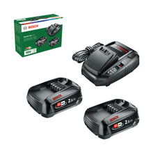 Load image into Gallery viewer, Bosch Green Charger and Batteries Starter Kit 2x 2.5Ah with AL 1830 CV
