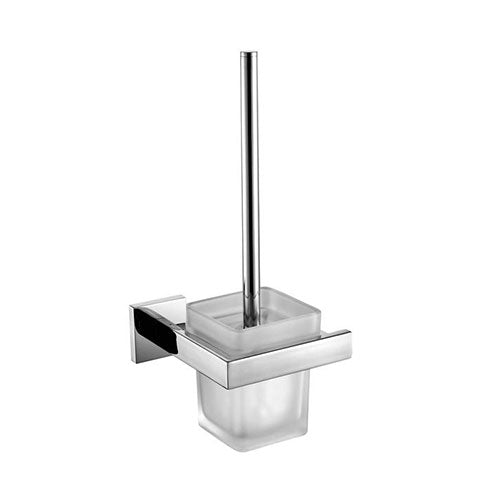 Franke Cubus Toilet Brush & Holder - Polished Stainless Steel