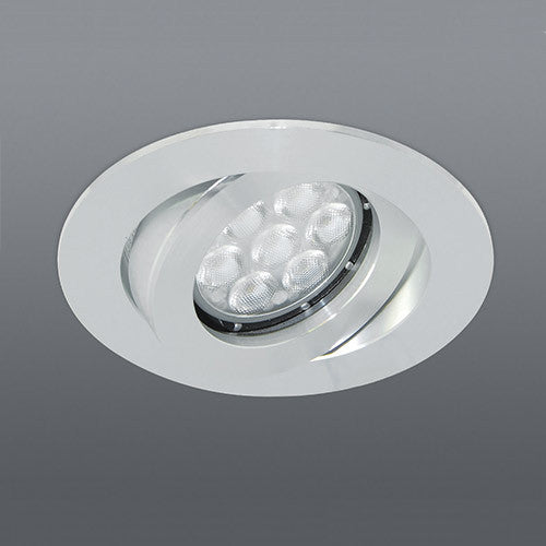 Spazio 2217 Edge Round Tilt Downlight- Aluminium