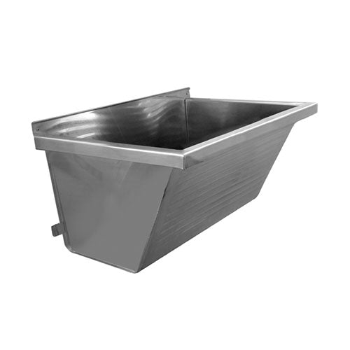 Franke DLX 101 Single Bowl Wall Mounted Wash Trough - Stainless Steel ...