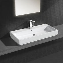 Load image into Gallery viewer, GROHE Cube Ceramic Rectangular Counter Top Vanity Basin
