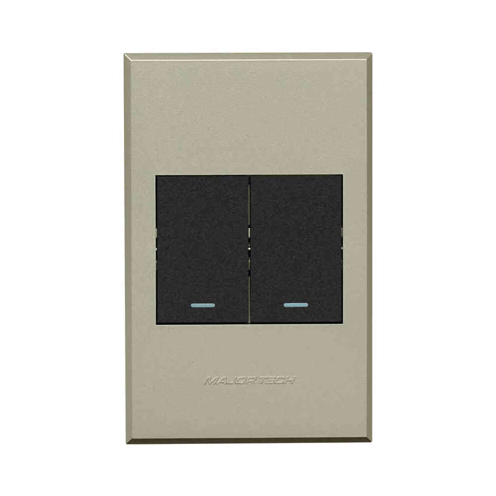 VETi 3 2 Lever 2 Way Light & Dimmer Switch 4 x 2