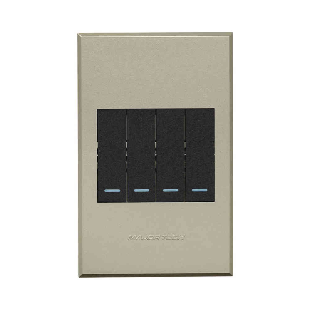 VETi 3 4 Lever 1-Way Light Switch 4 x 2