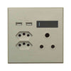 VETi 3 Double USB Combo Wall Socket 4 x 4