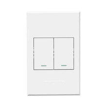 Load image into Gallery viewer, VETi 3 2 Lever Switch Cover Plate 4 x 2
