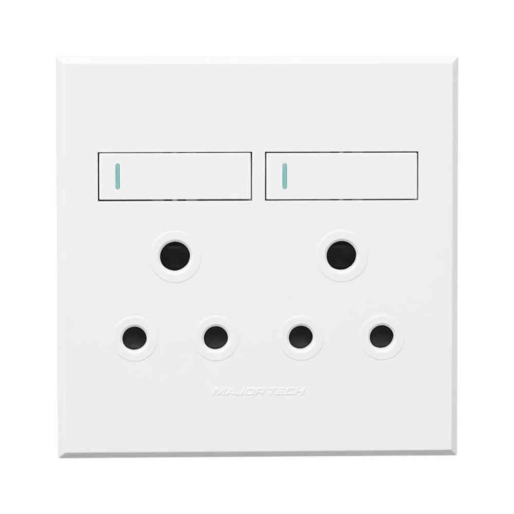 VETi 3 Double RSA Wall Socket 4 x 4