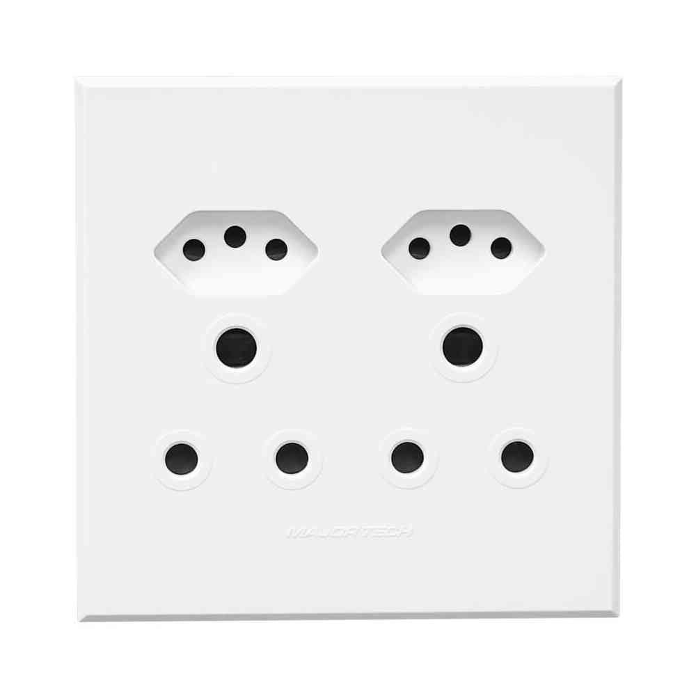 VETi 3 Double RSA & Slimline Combo Unswitched Socket 4 x 4