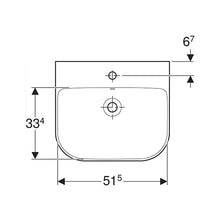 Load image into Gallery viewer, Geberit Smyle Wall-Hung Basin 550mm
