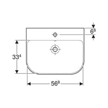 Load image into Gallery viewer, Geberit Smyle Wall-Hung Basin 600mm
