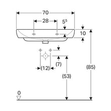 Load image into Gallery viewer, Geberit Smyle Wall-Hung Basin 700mm
