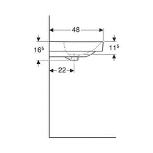 Load image into Gallery viewer, Geberit Smyle Square Wall-Hung Basin 900mm
