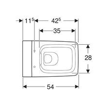 Load image into Gallery viewer, Geberit Xeno² Rimless Wall-Hung Toilet - White
