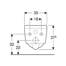 Load image into Gallery viewer, Geberit Xeno² Rimless Wall-Hung Toilet - White
