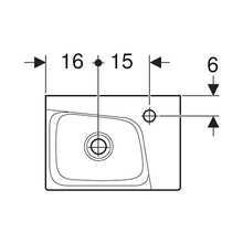 Load image into Gallery viewer, Geberit Xeno² Wall-Hung Basin with Right Tap Hole 400mm
