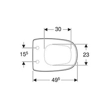 Load image into Gallery viewer, Geberit Citterio Soft-Close Toilet Seat + Lid - White
