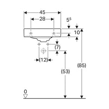 Load image into Gallery viewer, Geberit Citterio Rectangular Wall-Hung Basin
