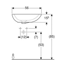 Load image into Gallery viewer, Geberit Citterio Counter Top Vanity Basin
