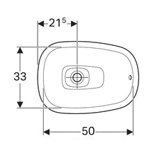 Load image into Gallery viewer, Geberit Citterio Counter Top Vanity Basin with Overflow
