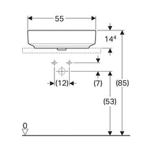 Load image into Gallery viewer, Geberit VariForm Oval Counter Top Vanity Basin
