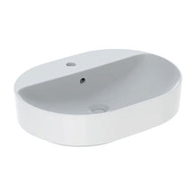 Load image into Gallery viewer, Geberit VariForm Elliptic Counter Top Vanity Basin with Tap Hole Bench
