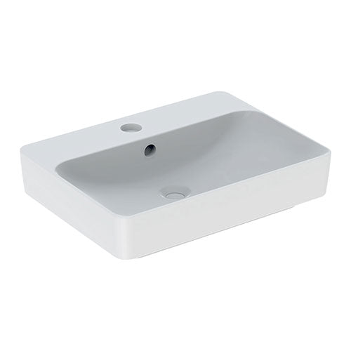 Geberit VariForm Rectangular Counter Top Vanity Basin with Tap Hole Bench