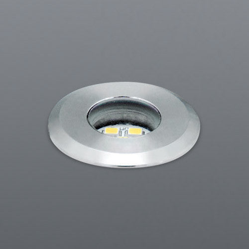 Spazio Neo Medium Recessed Ground Light - Silver