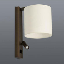 Load image into Gallery viewer, Spazio Saxon Wall Light with LED Reading Light
