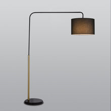 Load image into Gallery viewer, Spazio Class 1 Floor Lamp E27 60W - Black / Bronze
