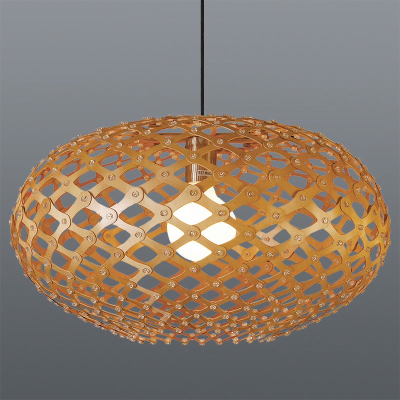 Spazio Poppy 40W Pendant - Plywood