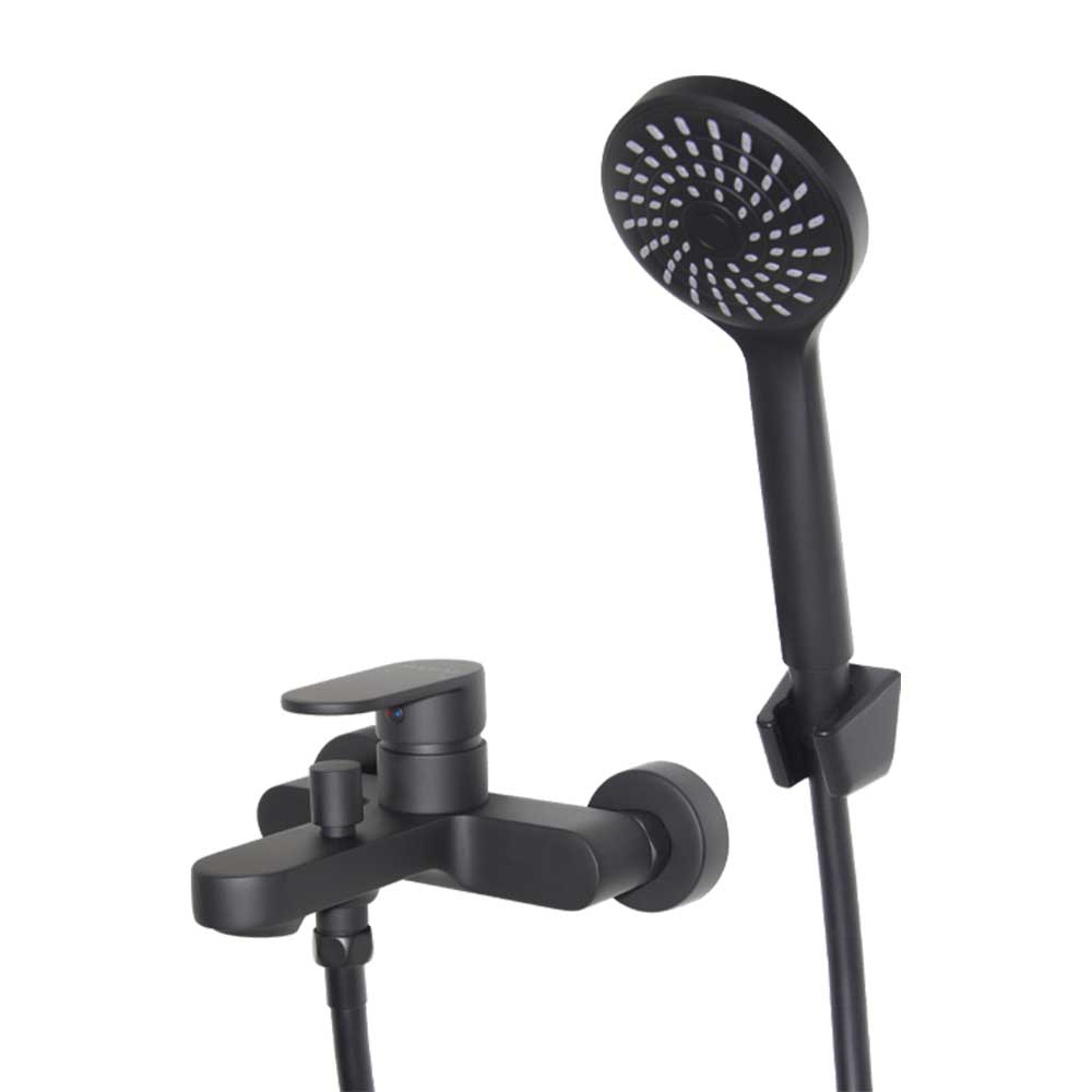 BluTide Bay Bath Mixer - Black