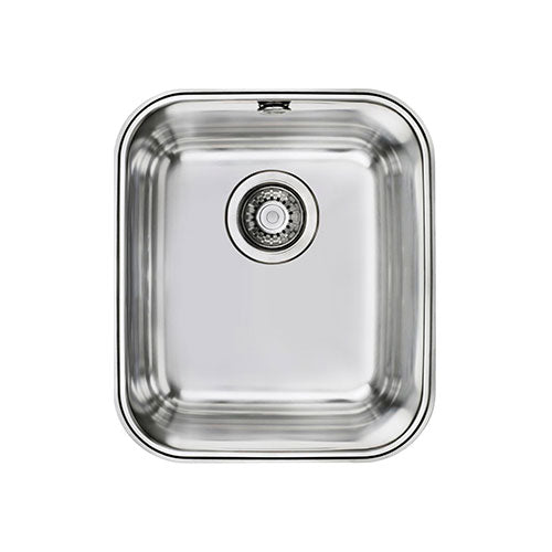 Teka BE 34.40 Plus Single Bowl Undermount Sink - Stainless Steel