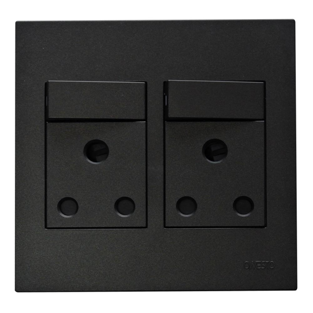 Onesto Matrix Monoblock Wall Socket 2 RSA 4 x 4