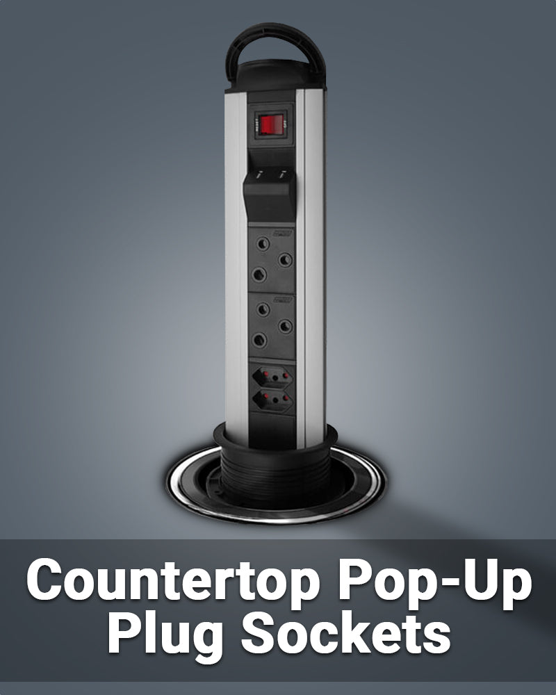 Countertop Pop-Up Plug Sockets