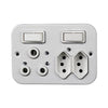 Crabtree Industrial 16A RSA Slimline Combo Socket 2 x 4