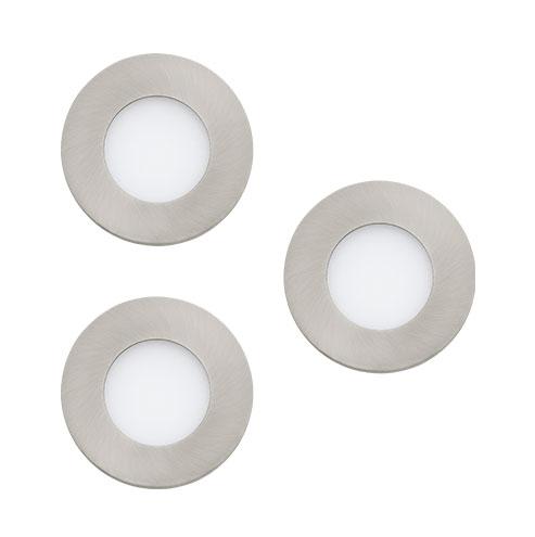 EGLO Connect Fueva-C Round LED Downlight Set 85mm - Satin Chrome