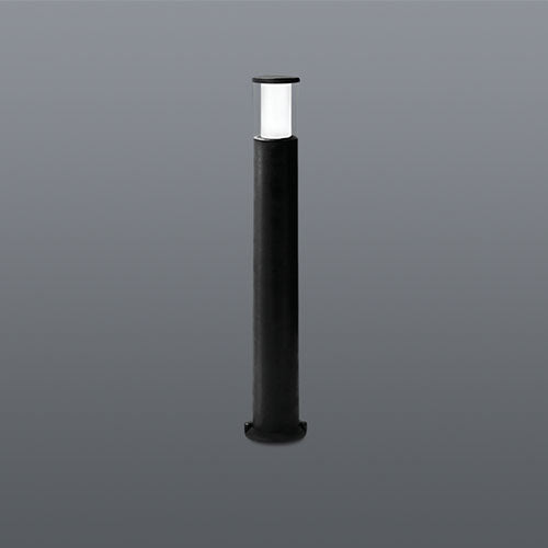 Spazio Long Carlo 3.5W 400lm CTC Resin Bollard - Black