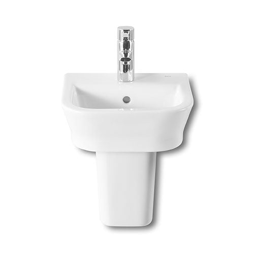 Roca Gap Wall-Hung Basin with Semi-Pedestal 35.5cm